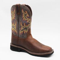 Crazy horse leather western boots western cowboy boots