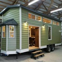 Prefab Prefab House America Modular Mobile Container House on Wheels