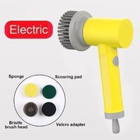 Automatic Rechargeable Bathroom Rotary Scrubber Electric Cleaning Brush