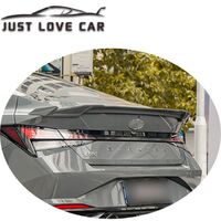 JUSTLOVECAR 2021 2022+ Spoiler for Hyundai Elantra AVANTE ABS Car Trunk Lid Spoiler Wing Lips