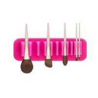 Silicone Makeup Brush Storage Rack Manufacturer Daily Toiletry Toiletries Wall Mounted Makeup Brush Absorbent