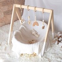 Hot Sale Safe Wooden Baby Gym Baby Activity Gym Baby Gym Hanging Toys