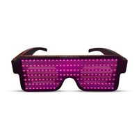 LED Message DIY Change Picture Different Blink Mode Party Glasses