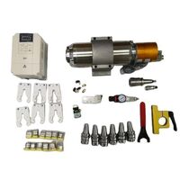 ATC Tool Changer Spindle Motor BT30 5.5kw Pneumatic Spindle with Accessories for Metal Die Engraving and Milling
