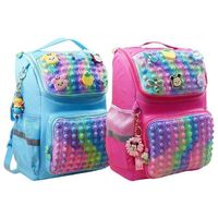Amazon Stylish Pop Kids Rainbow Fidget Bubble Popit School Backpack Bag Silicone Pop-it Squeeze Toy Pressure Sensory Backpack