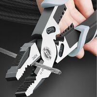 Wire cutters for professional hand tools Multi-function combination pliers with PVC handle
