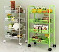 4-tier document storage cart for use in the office