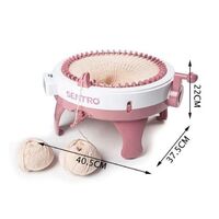 High Quality 48 Needles Knitting Machine Sentro Plastic Circular Knitting Machine DIY Toy Manual Home Sweater Knitting Machine