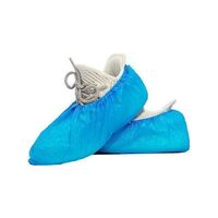 Cleanroom Customized Disposable Ppe Cpe Waterproof Non-Slip Plastic Shoe Cover
