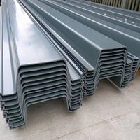 Plastic Sheet Pile U Shape Seawall Retaining Wall PVC Sheet Pile Vinyl Sheet Pile For Water Control Solutions