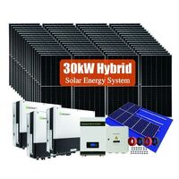 Maxbo 30kW 30kW Hybrid Complete with Panels Solar Power Photovoltaic Electric Fence System Kit