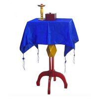 Professional stage magic props floating table with anti-gravity box and magician magic show candlestick