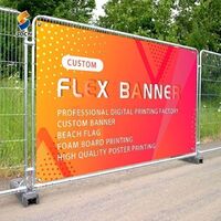 Custom Fabric Mesh Banner Outdoor Digital Print Mesh Banner