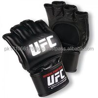 Wholesale Muay Thai Punching Bag UFC MMA Half Finger Gloves Boxing Gloves Real Leather Fighting Gloves DG-2007