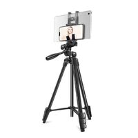 2 in 1 Clip Lightweight Travel Video Phone Camera Phone Holder Selfie Tablet Tripod