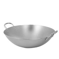 Premium Stainless Steel Chinese Wok