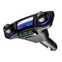 BT06 Multifunctional BT Universal FM Transmitter Dual USB Audio Car MP3 Player Hands Free Support TF Card Fast Charging
