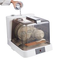 kitchen mini electric household dishwasher Fully integrated small tabletop dishwasher