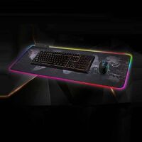 Custom Rubber Leather Lighted Keyboard LED Gaming RGB Mouse Pad Mouse Pad Montian Gamer Tapis De Souris Desk Pad Mouse Pad