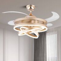 High Quality Energy Saving Indoor Lighting Fancy Led Ceiling Fan Light 42 Inch Modern Decorative Pendant Lighting Ceiling Fan