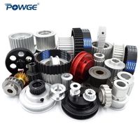 POWGE HTD 3M 5M 8M 2GT 3GT 5GT 8YU S2M S3M MXL XL LH T2.5 T5 T10 timing belt pulley timing belt idler pulley tensioner