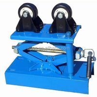 Welded Pipe Support Roller 400kgs Adjustable Height Pipe Stand