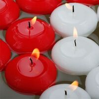 Wholesale 3 Inch Cylinder White Unscented Waterproof Home Decor Floating Candles For Decoration