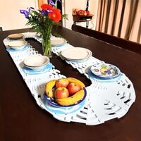 Easy to clean and store large table lazy susan