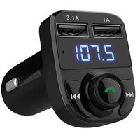 Dual USB Car Charger Handsfree Bluetooth Car Kit Mp3 Player Car FM Transmitter Wireless Transmitter FM Modulator