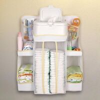 Hanging Baby Diaper Nursery Storage Rack Changing Station