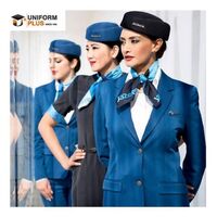 2021 Custom Fashion New Design Airline Pilot Stewardess Stewardess Flight Attendant Airline Uniforms