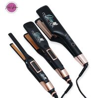 Custom Ceramic Titanium Hair Flat Iron with LOGO Hot Tools for Professional Stylists