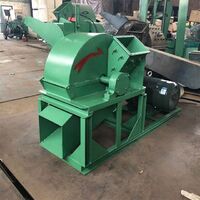 Sawdust Portable Hammer Mill Wood Shredder Biomass Shredder