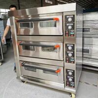 Freestanding Bakery Equipment Bread Maker Gas Commercial Pizza Oven