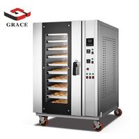 Multifunctional 10-layer 10-plate countertop electric commercial convection oven with bottom rack