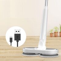 Cordless 360 Degree Rotating Mop USB Rechargeable Sweeper Sweeper Handheld Wireless Scrubber Cleaning Electric Flat Mop