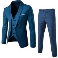 Fashion Trend Groomsmen Wear Men's Formal Wear Wedding Dress Men's Two-piece Slim Suit/