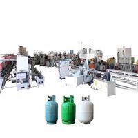 Complete and easy-to-operate LPG cylinder production line