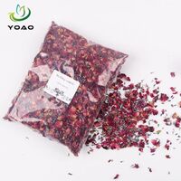 Burgundy Rose Custom Box Edible High Quality OEM 100% Natural Real Dried Petals Cone Biodegradable Wedding Confetti