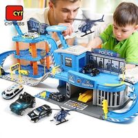 Kids Die Casting Parking Lot Toy Garage Toy Parking