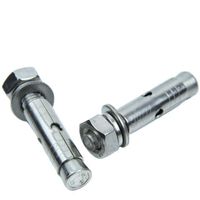 China factory system small slotted expansion bolt M8 80mm custom ss304 ss316 expansion bolt