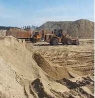 Natural river sand for construction