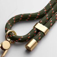 Universal Phone Lanyard Adjustable Nylon Neck Strap with Phone Patch for All Smartphones and Polyester Cord with Metal