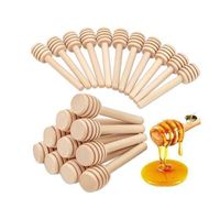 Factory Natural Custom Logo Wooden Honey Dipper Honey Dipper Honey Dipper