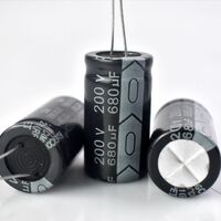 Best prices 680UF/200V 22*40 High standard product Aluminum electrolytic capacitor for industrial applications