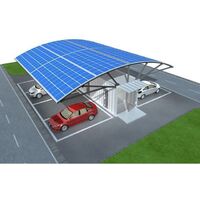 SCU Photovoltaic System + Lithium Battery Energy Storage + EV Charging Station Solution New Energy Charging Station