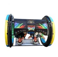 The new 360-degree rotating adults and children ride a happy swing car