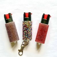 Wholesale Private Label Ladies Alert Bubble Ball Vegan Glitter Lip Gloss Supplier Fashion Self Defense Keychain Glitter Spray