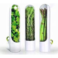 Herb Savor 2022 Hot Selling Storage Container Fresh Keeper Clear Kitchen Refrigerator Saver