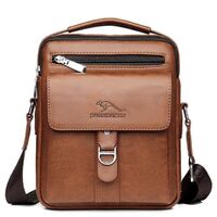 Fashion Men's Messenger Bag Casual Trend Multifunctional Casual Zipper Handbag Briefcase